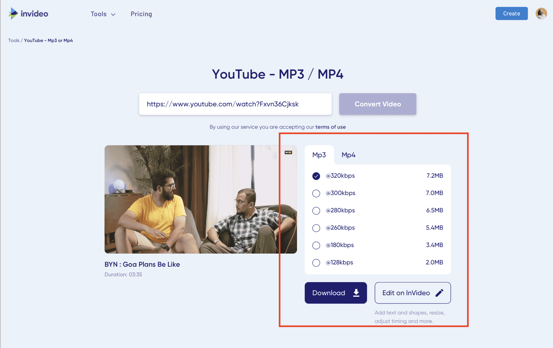 any video converter youtube to mp3
